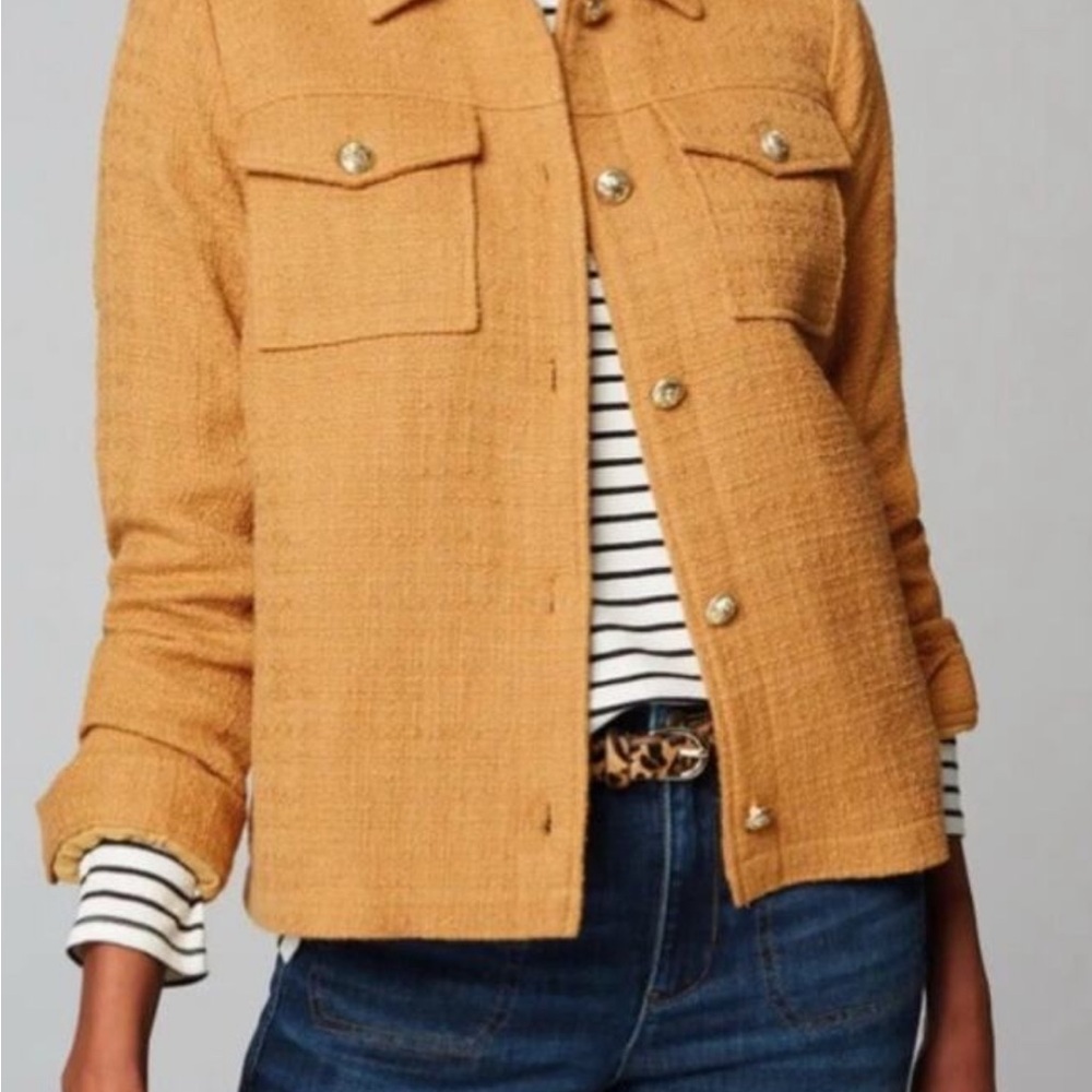 J. Jill Golden Tan Utility Jacket